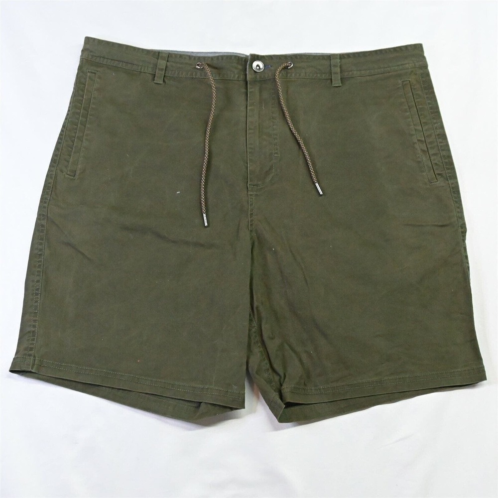 Darvus 36 x 8" Olive‎ Green Stretch Drawstring Chino Shorts